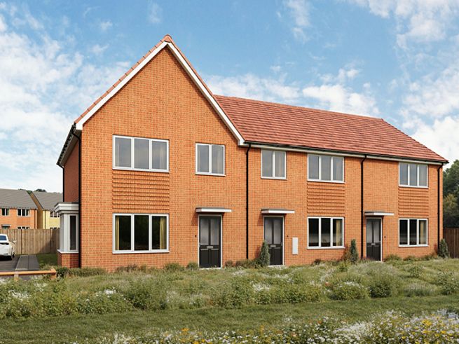 3 bedroom house - artist's impression subject to change. Please note that the above computer generated image is representative of the house type and not the specified plot as some details may vary.